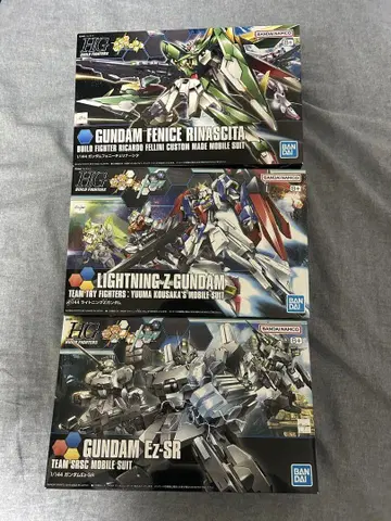HG 건담 프라모델 3세트