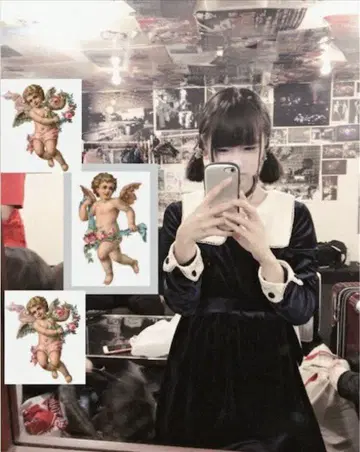 an another angelus 벨로아 원피스 아노짱 착용