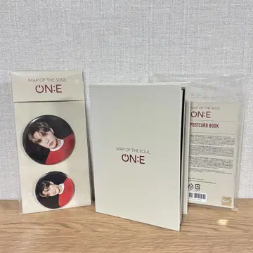 공식 BTS MAP OF THE SOUL ONE 엽서북 & 배지