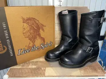 [pt91] Chippewa 27863 화이트 택 엔지니어 부츠