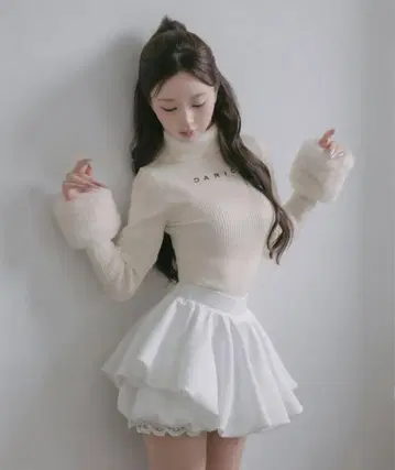 Darich 스무스 퍼 리브 니트탑