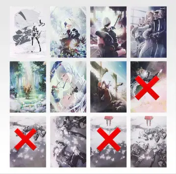 NieR:Automata F상 클리어 포스터 10장 세트