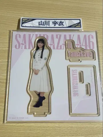 사쿠라자카46 복권 로손 야마카와 우이 아크릴 스탠드 케이블 클립