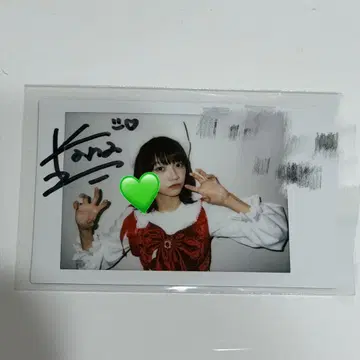 큐스토 이타쿠라 카나 사인 폴라로이드 크리스마스