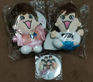 나니와단시 후지와라 죠이치로군 치비 누이 2개 세트 캔뱃지 증정 포함