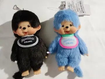 몽치치 COLORS 키체인 블랙 블루 2개