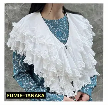 fumietanaka 프릴넥 frill neck 탈착식 옷깃 탈착식 카라