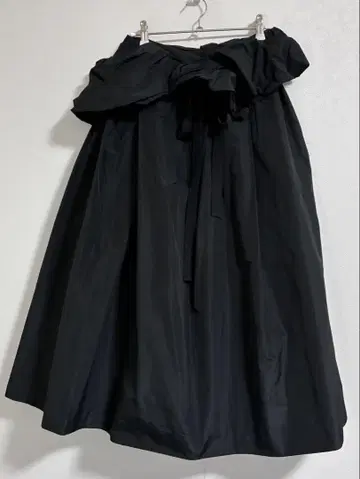 DRIES VAN NOTEN 블랙 플레어 스커트 34