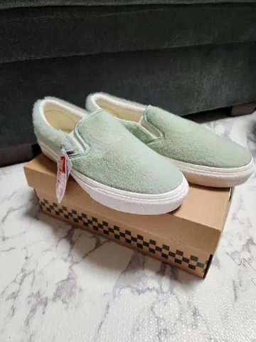 단 1점!! VANS 민트 그린 슬립온 26cm!