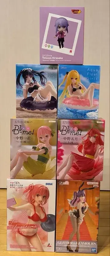 프라이즈 피규어 묶음 판매 7점