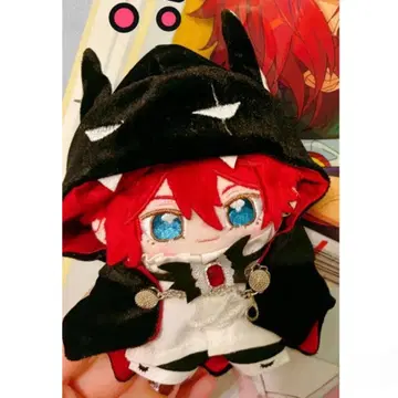 10~12cm 봉제 인형 의류 앙스타 악마 흡혈귀 검정색