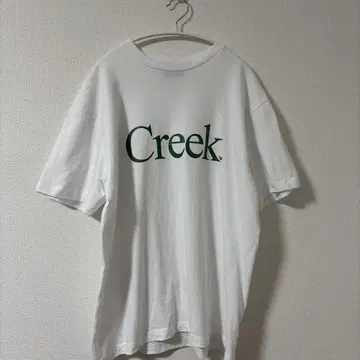 Creek 로고 프린트 T셔츠 화이트