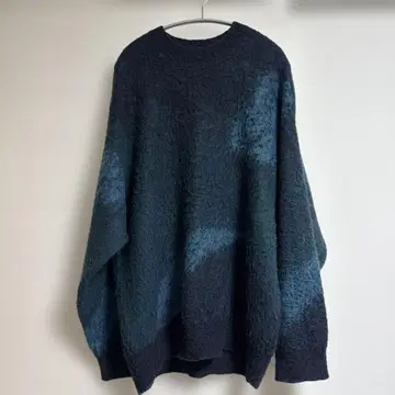 MOHAIR BLEND JACQUARD SHAGGY KNIT M wym