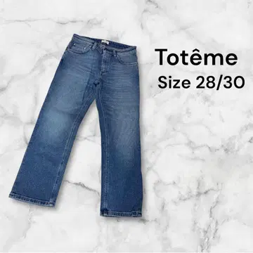 토템 스트레이트 데님 팬츠 (28/30) 미드 블루 캐주얼