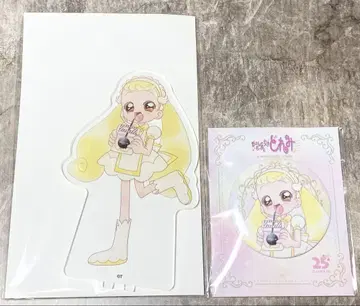 오쟈마녀 도레미 애니메이트 카페 아크릴 스탠드 & 캔뱃지 세트 하나짱