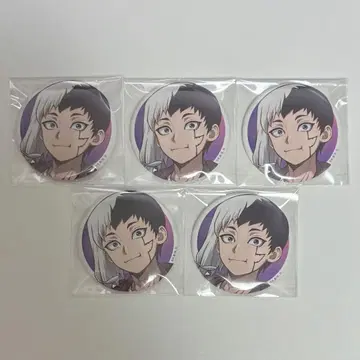 Dr.stone 아모카페 캔뱃지 아사기리 겐