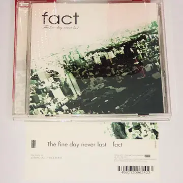 FACT 앨범 CD The fine day never last 오비 포함