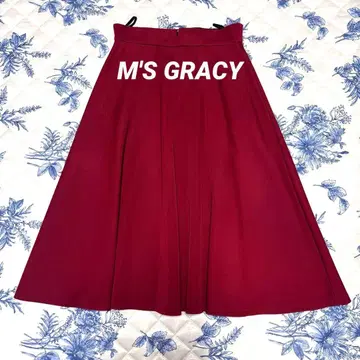 M'S GRACY 버건디 플레어 스커트 40
