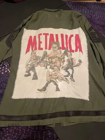 ARIA 리메이크 밀리터리 자켓 METALLICA