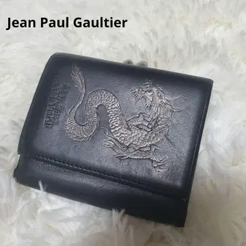Jean Paul GAULTIER 고티에 드래곤 지갑 가마구치 블랙