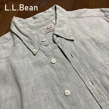 L.L.Bean 버튼 다운 셔츠 린넨 셔츠 L 빈티지