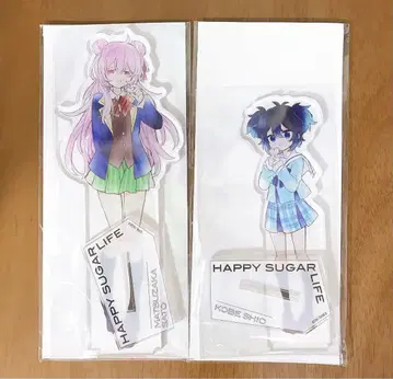 해피 슈가 라이프 10th 빅 아크릴 스탠드 2세트