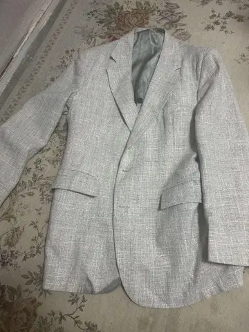그레이 테일러드 자켓 독수리 가죽