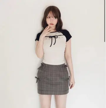 andmary Hanna 체크 미니 스커트 S 사이즈
