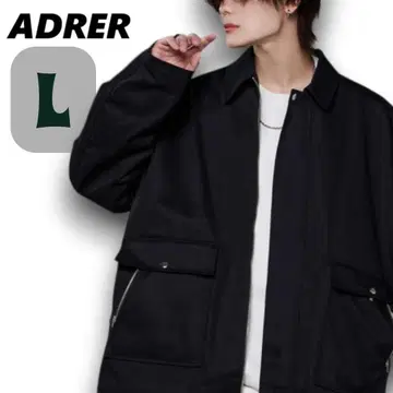 새상품급 ADREER 아들러 밀리터리 플라이트 지퍼 블루종 자켓