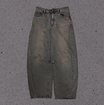 분위기 발군 배럴 레그 청바지