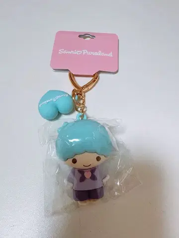키키 키키라라 PVC 마스코트 원포인트 하트 퓨로 키링