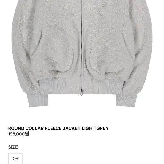 COYSEIO | 코이세이오 COYSEIO Round Neck Fleece Jacket on