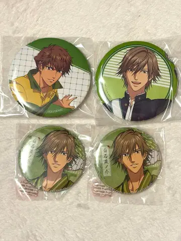 신 테니스의 왕자님 시라이시 시오타로 오시타리 켄야 캔뱃지