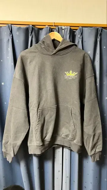 9090 후드티 L 차콜 블랙 Charcoal Black