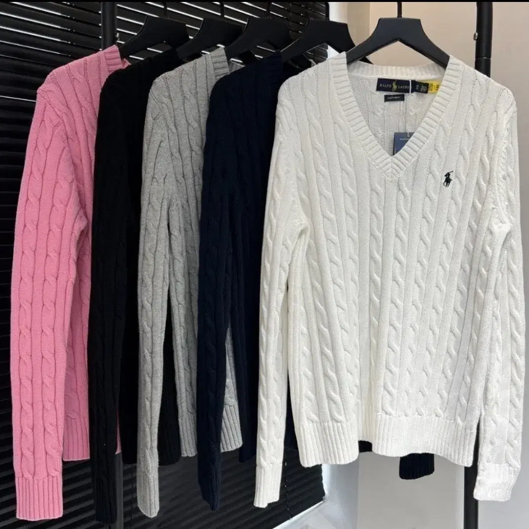 (Gaeul Special) Polo Ralph Lauren Women's V-neck Cable Knit