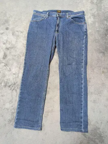 Wrangler 웜 터치 스트레이트 데님 라이트 블루