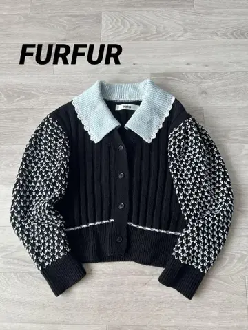 FURFUR 퍼퍼 니트 가디건 one size