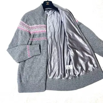 컨디션 최상 23구 니트 가디건 집업 울 100%