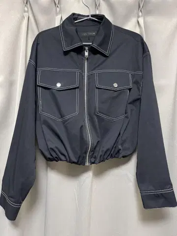 ZARA 스티치 자켓