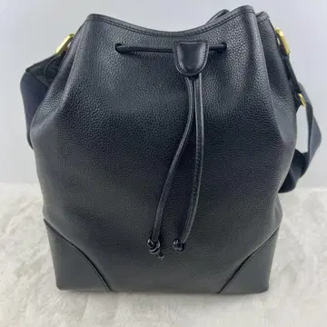 발리 bally 숄더백 복조리 골드 금장 장식 가죽 블랙