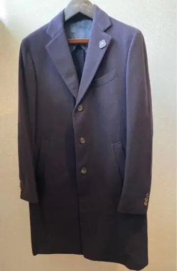 라르디니 체스터 코트 네이비 52 사이즈