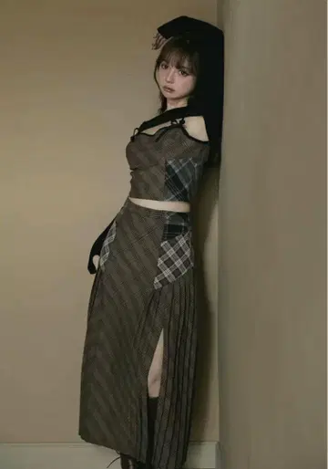 엠마 체크 세트업 앤 메리