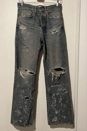 다이리쿠 MY HERO Damage Denim Pants 27