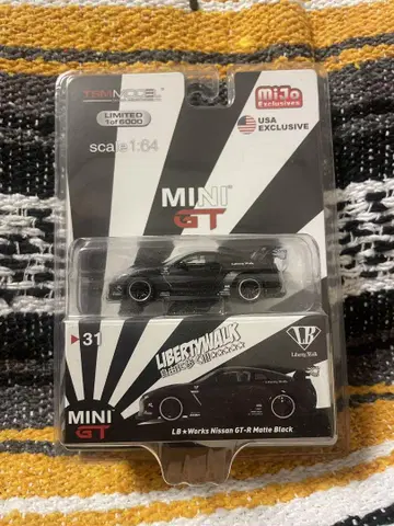 MINI GT LB Works Nissan GT-R Matte Black
