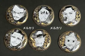 골든 카무이 황금 배지 컬렉션 일본군 제7사단 6개 세트