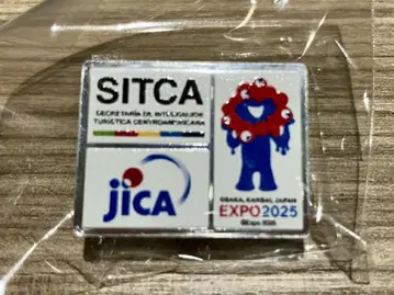 오사카 만박 EXPO 2025 JICA SITCA 미야쿠미야쿠 핀 배지