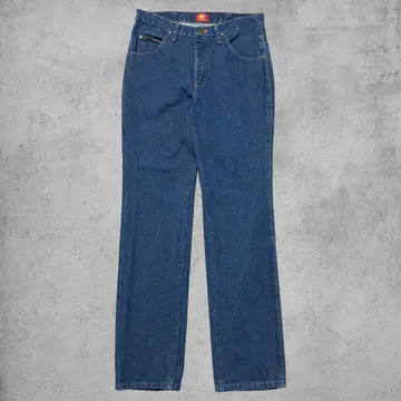 Wrangler 스트레이트 청바지 인디고 블루 W31 L34