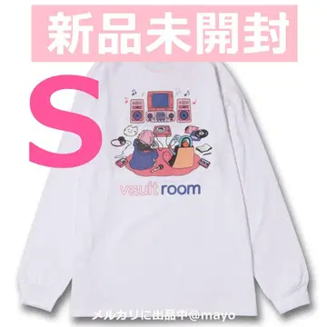 vaultroom x nqrse L/S TEE / WHITE 나루세 S