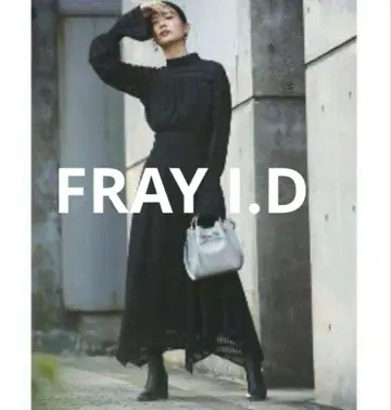 FRAY I.D 프레이 아이디 허리 셔링 컷 JQ 원피스 블랙