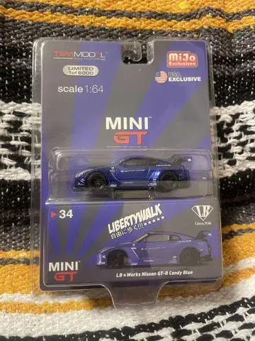 MINIGT LB Works Nissan GT-R Candy Blue